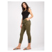 Khaki nohavice s vreckami -EM-SP-DY218.85-kaki