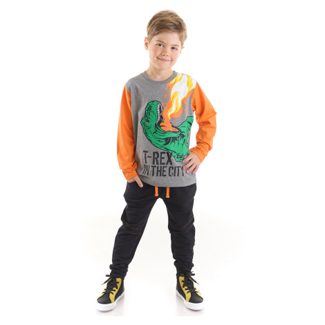Mushi T-rex Dinosaur Boy's T-shirt Trousers Set