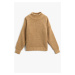Koton Girls' Brown Sweater