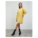 Žlté mikinové basic šaty ZOOT.lab Sloane
