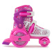 SFR Stomper Adjustable Children's Quad Skates - Pink / White - UK:10J-13J EU:28-32 US:M11J-1