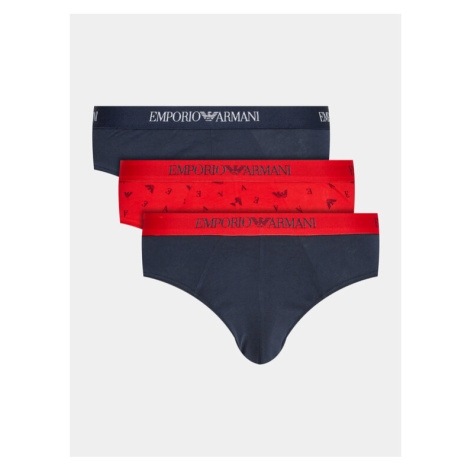 Emporio Armani Underwear Súprava 3 kusov slipov 111624 3R722 51236 Farebná