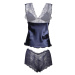 DKaren Woman's Set Belinda Navy Blue