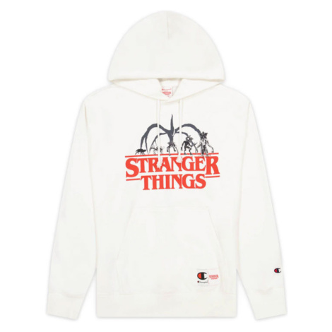 Champion x Stranger Things Hoodie - Pánske - Mikina Champion - Biele - 217780-WW001