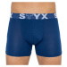 Men's boxers Styx long sports rubber dark blue