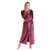 Dámsky župan Flora 2556 4853 mauve wine - Vestis XXL