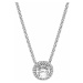 Pandora Strieborný náhrdelník s trblietavým príveskom 396240CZ-45