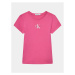 Calvin Klein Jeans Tričko Micro Monogram IG0IG01470 Ružová Slim Fit