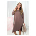 Oversize mocha dress