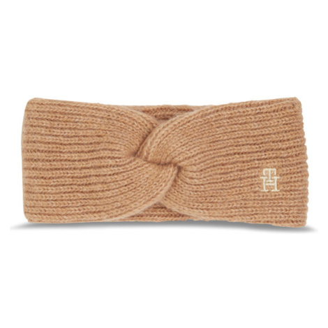 Tommy Hilfiger Textilná čelenka Th Timeless Headband AW0AW15308 Béžová