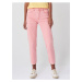 Pink Women's Shortened Slim Fit Jeans Jeans True - Women