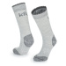 Vlnené ponožky LECCO-U Svetlosivá - Kilpi
