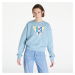 Mikina GUESS Go Gia Logo Crewneck Blue