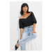 Dámsky crop top Trendyol Basic