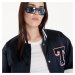 Bunda Tommy Jeans Satin Letterman Bomber Jacket Dark Night Navy