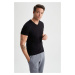 DEFACTO Slim Fit top s výstrihom do V