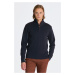 MIKINA GANT SACKER RIB HALF ZIP EVENING BLUE