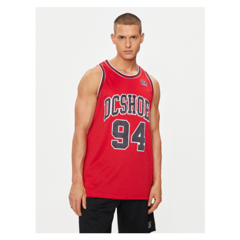 DC Tank top Shy Town Jersey ADYKT03230 Červená Regular Fit