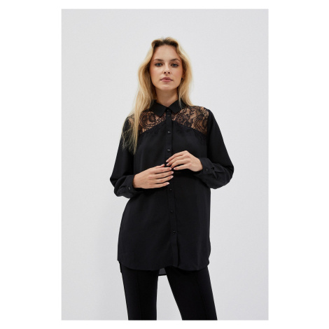 Shirt with lace on the shoulders Moodo