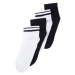 Trendyol Black Unisex 4-Pack Striped Ankle Cotton Socks