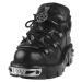 topánky kožené NEW ROCK Prick Shoes (110-S1) Black Čierna