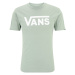 VANS Tričko 'CLASSIC'  pastelovo zelená / biela