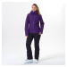 Dámska lyžiarska nepremokavá bunda 500 fialová