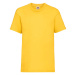 Yellow Cotton T-shirt Fruit of the Loom