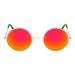Sunmania Oranžové zrkadlové okuliare Lenonky 88379710