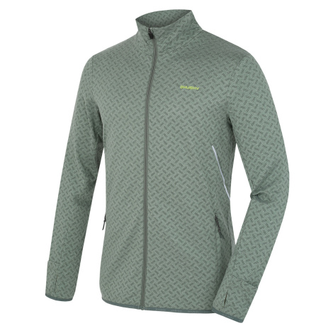 Men's zipper sweatshirt HUSKY Astel M green