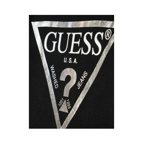 Guess Blúzka K84I18 K8HM0 Čierna Slim Fit