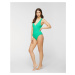 Plavky Seafolly Deep V Neck One Piece