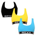 3PACK women's bra Styx sport multicolor