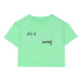 Dievčenské tričko s krátkym rukávom 4F JUNIOR TSHIRT-4FJWSS24TTSHF1144-42N-LIGHT GREEN NEON