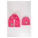 DEFACTO Girl Baby 2-Piece Fleece Scarf Beanie Set