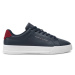 Tommy Hilfiger Sneakersy Th Court Leather Grain Ess FM0FM05297 Tmavomodrá