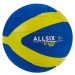 Volejbalová lopta Soft V100 200-220 g pre deti od 6 do 9 rokov modro-žltá