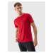 Men's sports T-shirt in a regular fit made of recycled 4F materials - red