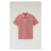 Polokošeľa Woolrich Mackinack Polo Coral Sand