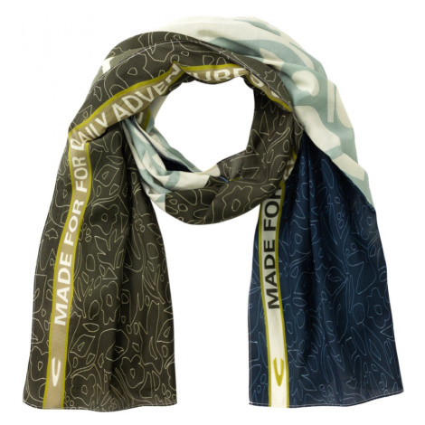 Šál Camel Active Print Scarf Denim Blue