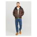 Jack&Jones Vatovaná bunda 12235859 Hnedá Regular Fit