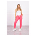 Cotton pants pink neon