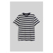 TRIČKO GANT STRIPE SS T-SHIRT EVENING BLUE