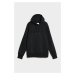 MIKINA GANT EMBOSSED SWEAT HOODIE BLACK