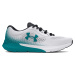 Under Armour UA Charged Rogue 4-WHT Pánske topánky bielo / zelené 3026998-102-12