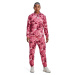 Mikina Under Armour Rival Terry Print Hoodie Pace Pink