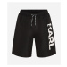 Plavky Karl Lagerfeld Karl Logo Long Boardshorts Black