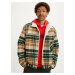 Levi&#39;s Green-brown men&#39;s checkered jacket with Levi&#39;s® Type 1 Sh - Men