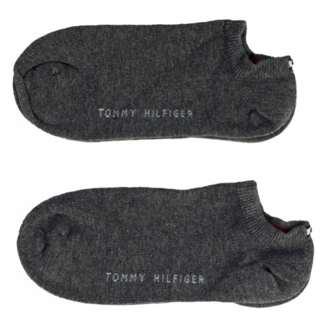 Ponožky Tommy Hilfiger 2-pak dámske, šedá farba, 343024001,