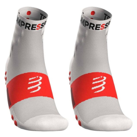 Compressport TRAINING SOCKS 2-PACK Športové ponožky, biela, veľkosť